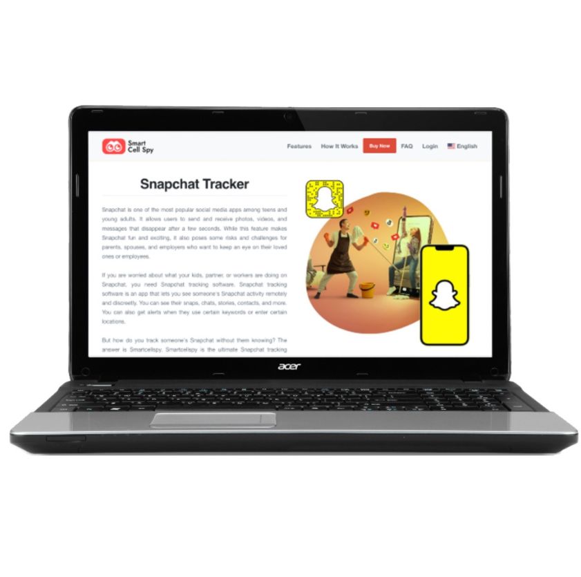 Snapchat Tracker - Smart Cell Spy In Laptop